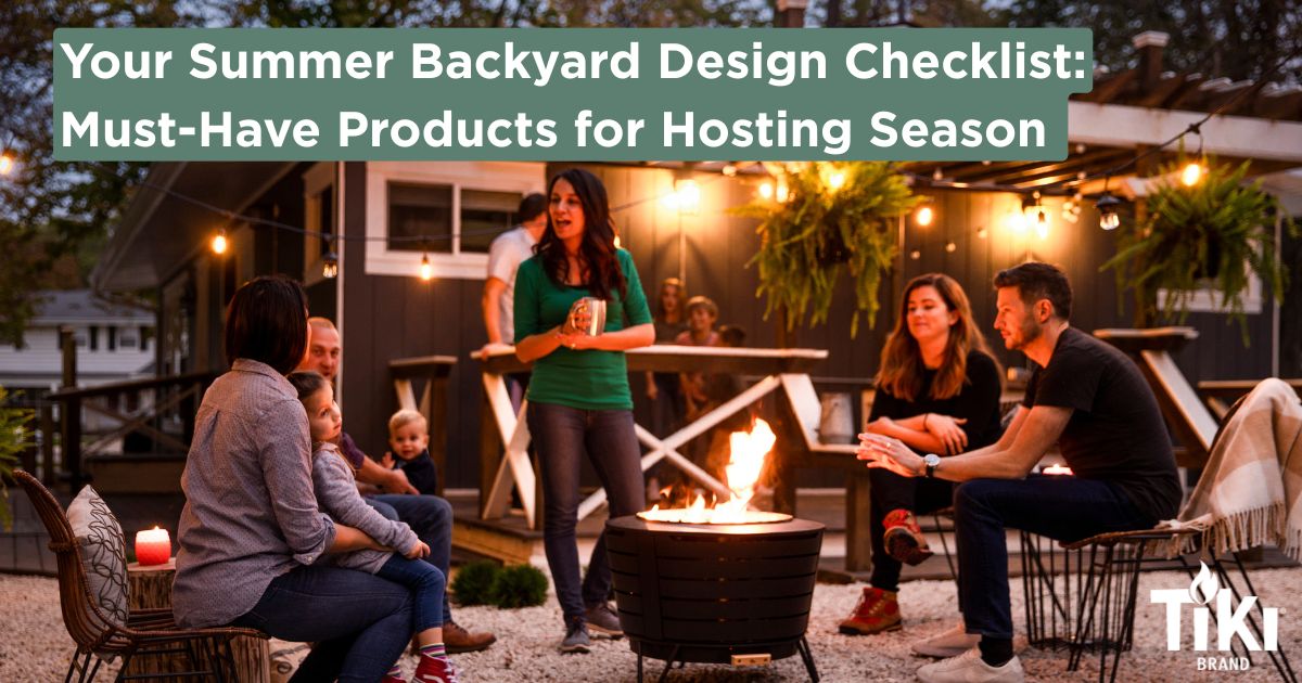 Summer Backyard Design Checklist Cover Image | TIKI Brand