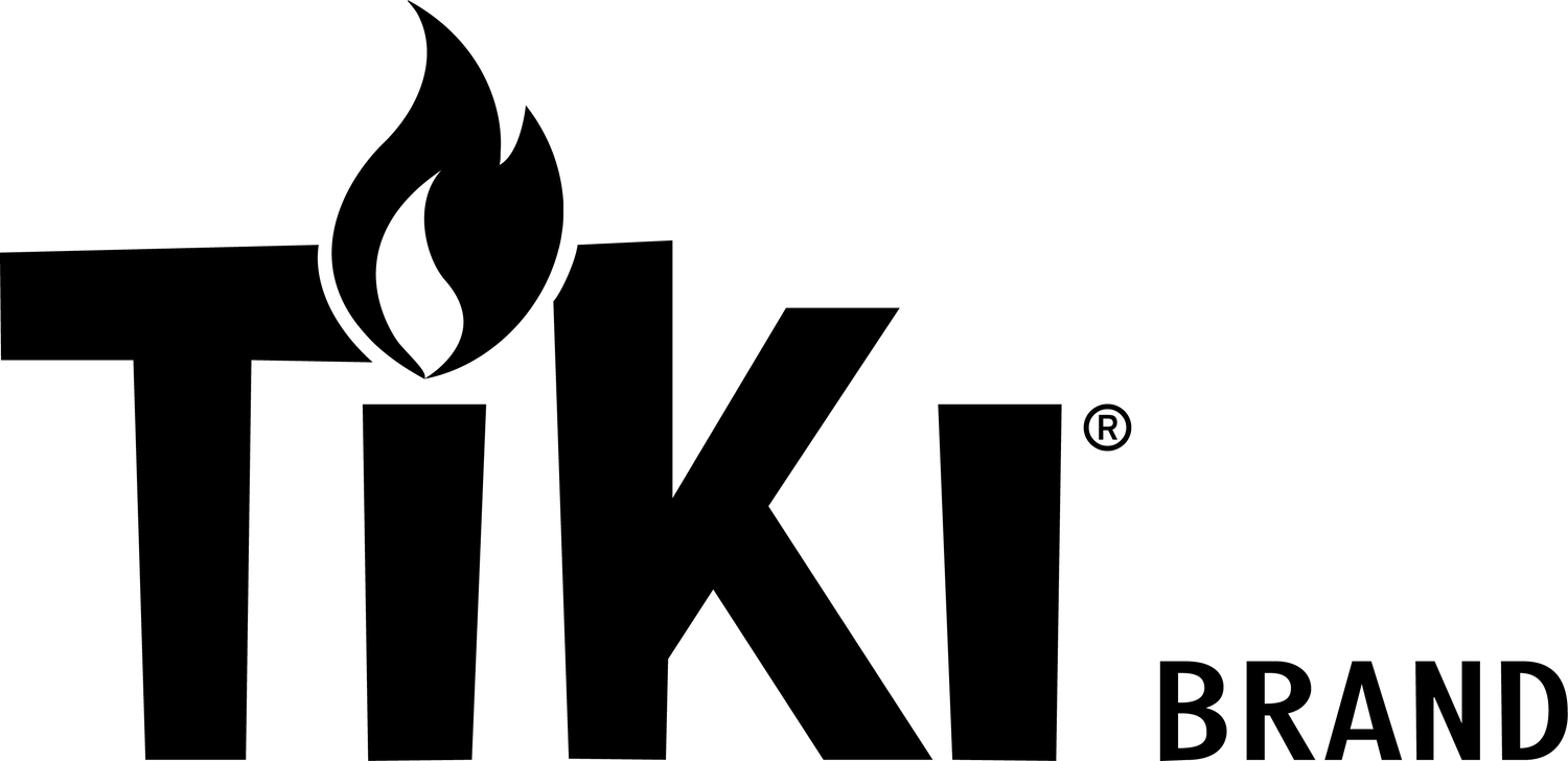 Horizontal TIKI Brand Logo in Black