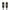 Black Tiki torches with deer and tree designs, flame lit.
