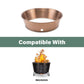 Copper fire pit bowl compatible with UNIO fire pit.