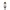 Black Tiki torch with glass cage and flame.
