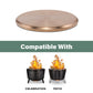 Bronze fire pit lid compatible with various fire pit models.