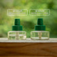 Two green repellent pods: 48-hour and 12-hour options.
