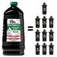 Black TIKI BiteFighter mosquito repellent torch fuel bottle equals 12 replacement canisters.