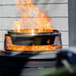 Fire Pit Heat Deflector, Screen, and Poker