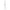 Slim black metal pole, 58 inches tall, shown vertically against a white background.