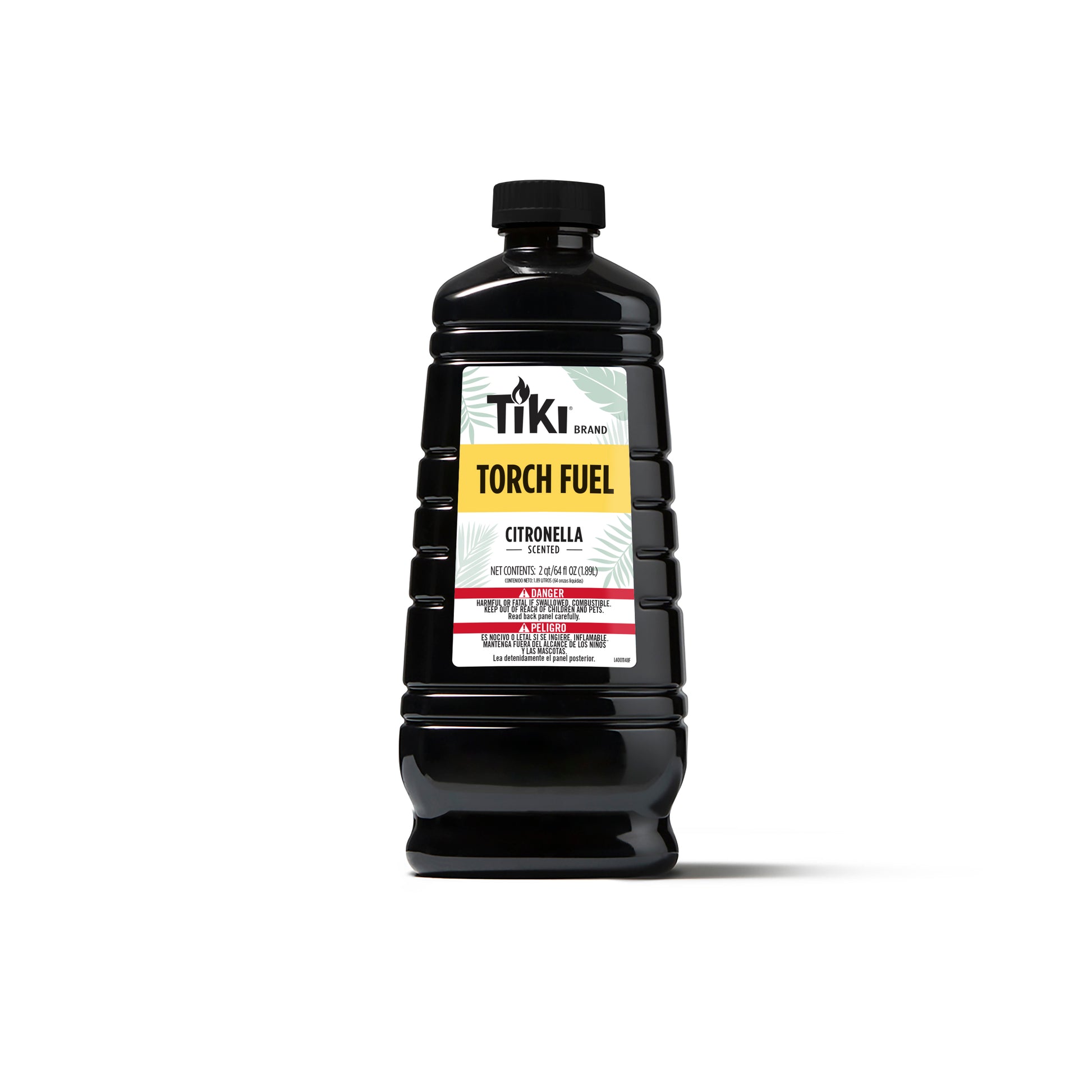 Black Tiki Brand Citronella Scented Torch Fuel bottle.