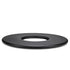 Black circular ring with matte finish.