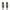 Gray TIKI torches with black bases and flame.